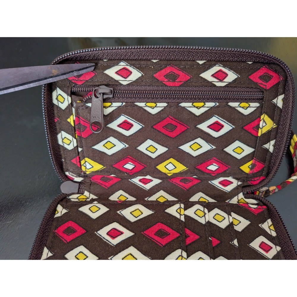 Vera Bradley Canyon All In One Crossbody Wristlet Wallet Phone Case‎ Retired - Picture 5 of 7
